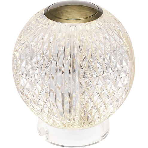 Marni 3.63 inch 1.50 watt Natural Brass Table Lamp Portable Light