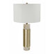 Insuni 29 inch 60.00 watt Brass and White Table Lamp Portable Light