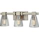 Ensley 3 Light 20.00 inch Bathroom Vanity Light