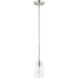 Zurich 1 Light 5 inch Brushed Nickel Pendant Ceiling Light