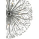 Starburst 19 Light 36 inch Polished Chrome Chandelier Ceiling Light
