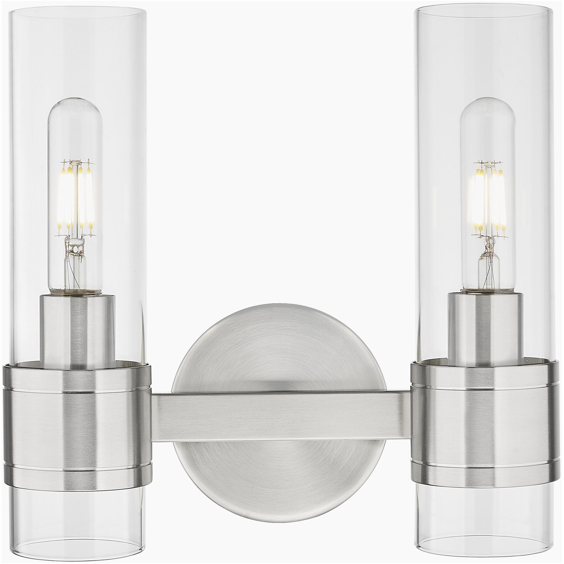 Downtown Urban Arden 2 Light 11 inch Satin Nickel Bath Vanity Light Wall Light