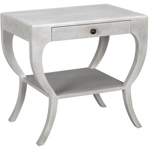 Maude 30 X 28.5 inch White Wash Side Table