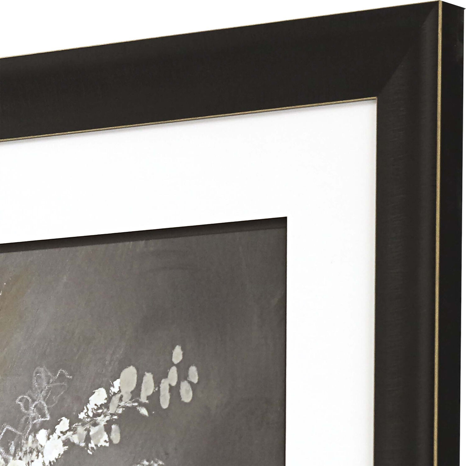 Light Leaves Gray and Beige and Brown and Neutral Framed Art