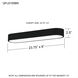 Juniper 23.75 inch Matte Black Flush Mount Ceiling Light