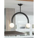 Happy LED 22.5 inch Oil Rubbed Bronze Pendant Ceiling Light, Small