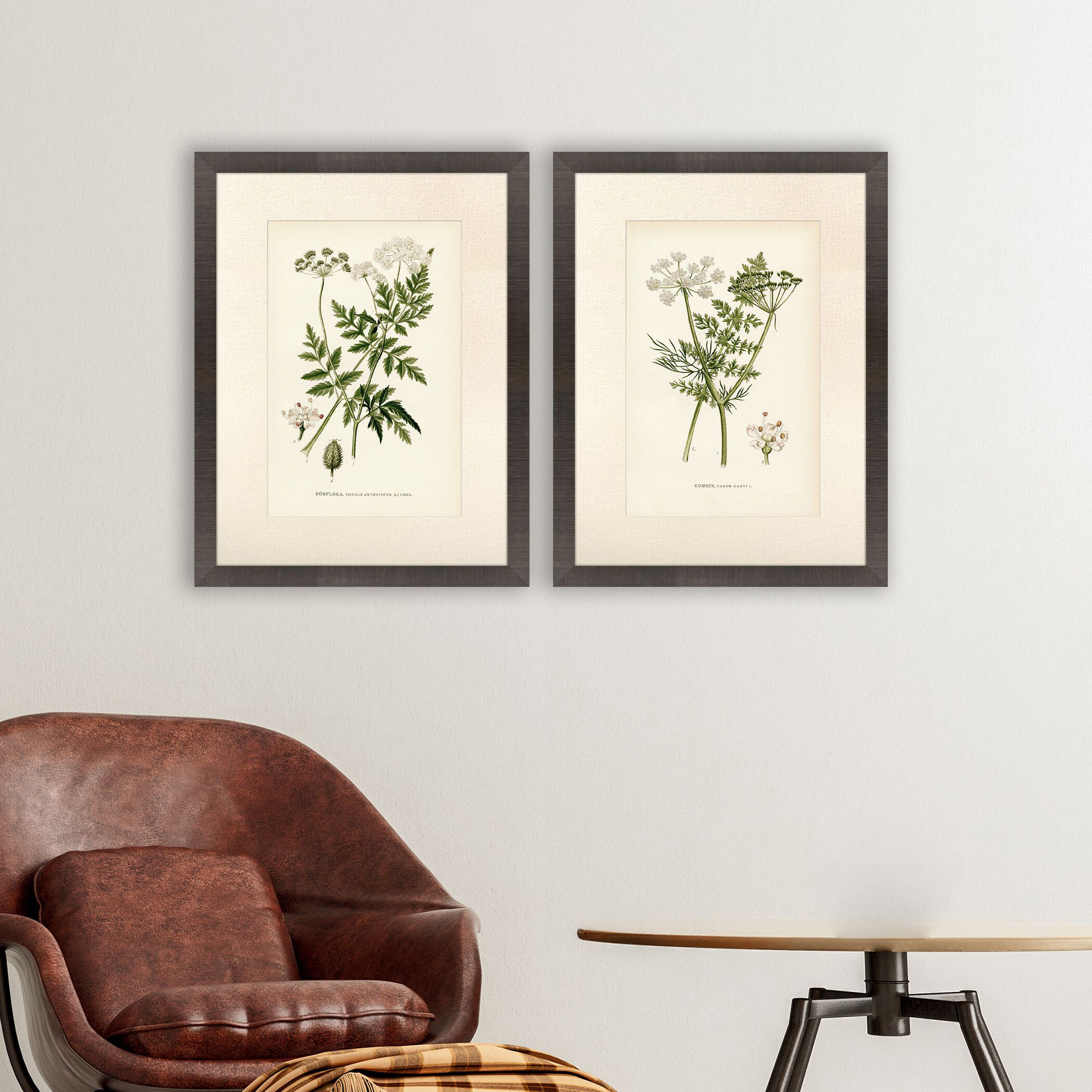 Queen's Lace Green and Neutral Framed Art, Propac