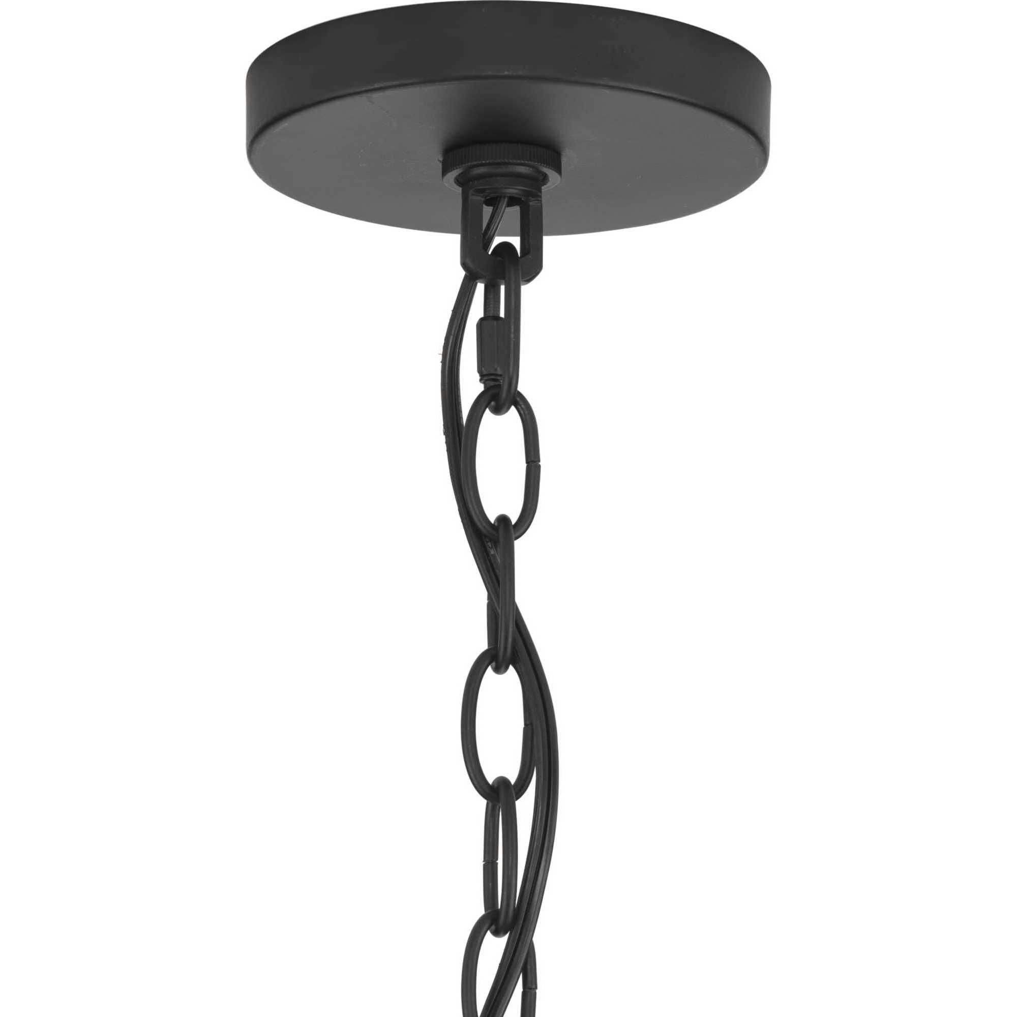 Breckenridge 5 Light 26 inch Matte Black Chandelier Ceiling Light, Design Series