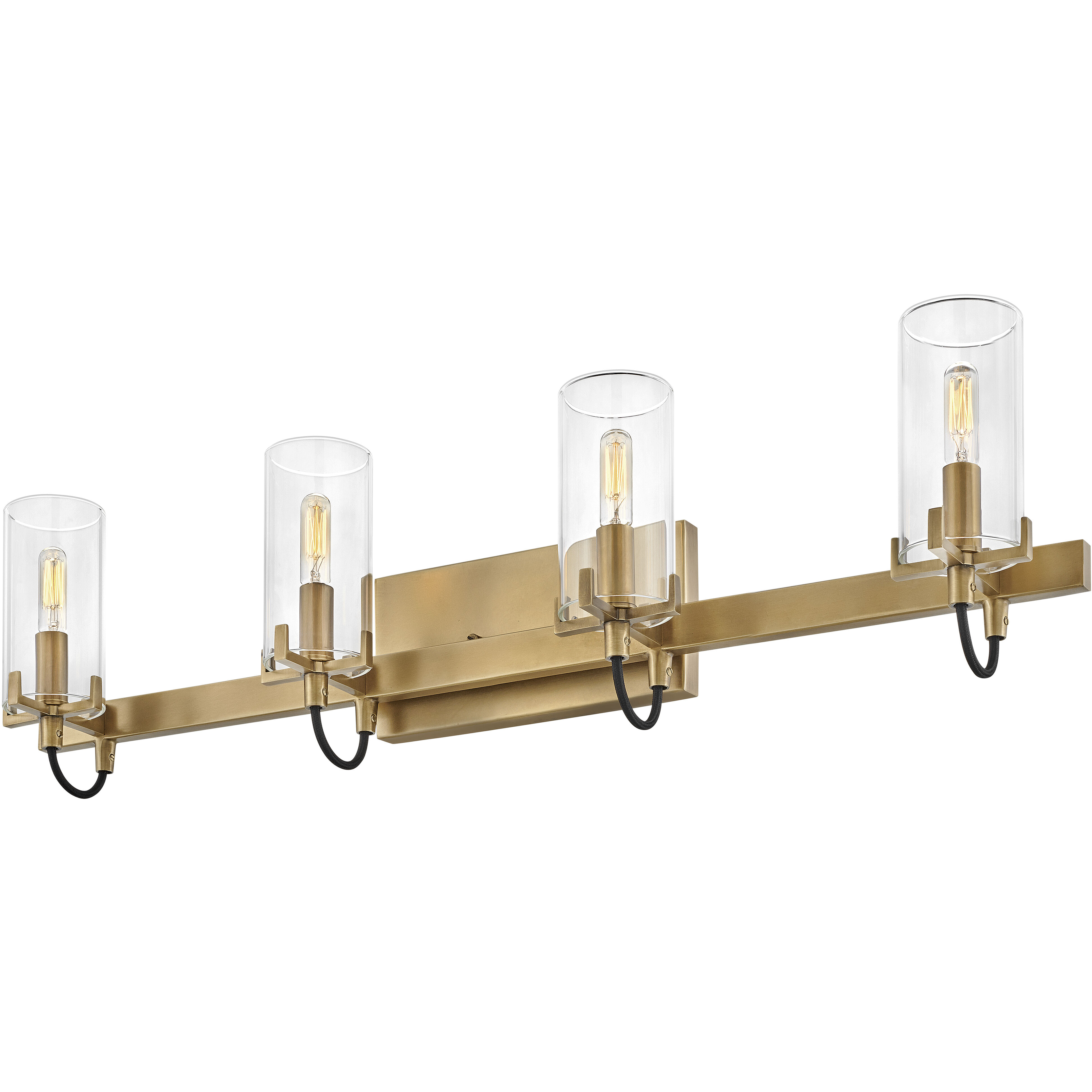 Ryden 30 inch Heritage Brass Vanity Light Wall Light