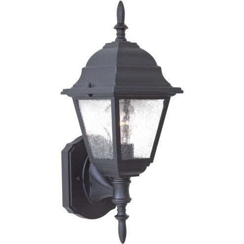 Bay Hill 1 Light 17 inch Coal Outdoor Wall Mount in Black, Great Outdoors