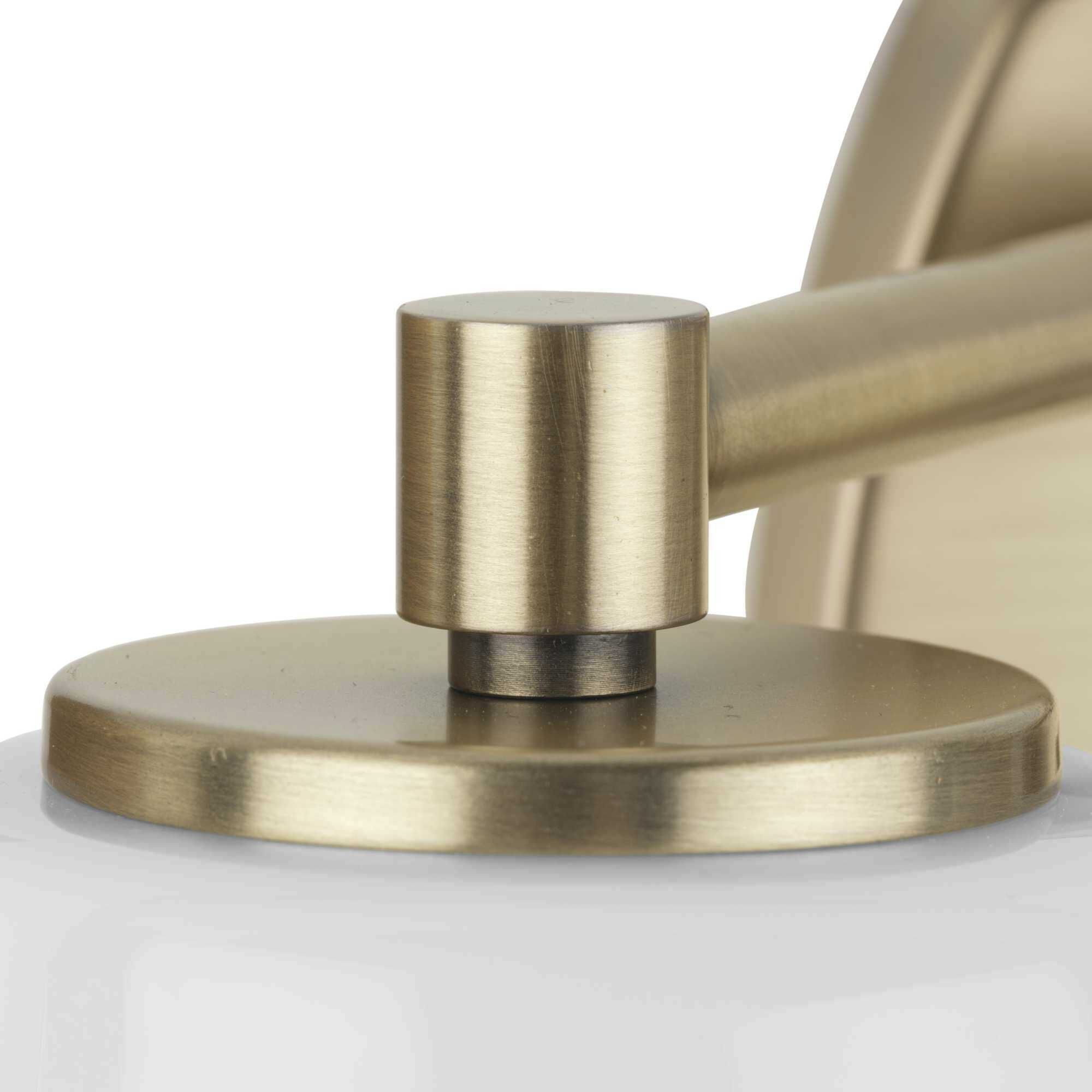 Haven 2 Light 16 inch Vintage Brass Bath Light Wall Light