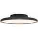 Peter Bristol Dot LED 13.75 inch Matte Black Flush Mount Ceiling Light in Matte Bronze