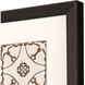Geometrics Collection Brown Framed Art