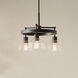 Eastmont 3 Light 23.25 inch Black Chandelier Ceiling Light, Small