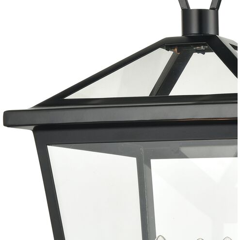 Main Street 3 Light 19 inch Black Outdoor Post Light