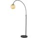 Nolan 71.5 inch 60.00 watt Black Arc Floor Lamp Portable Light