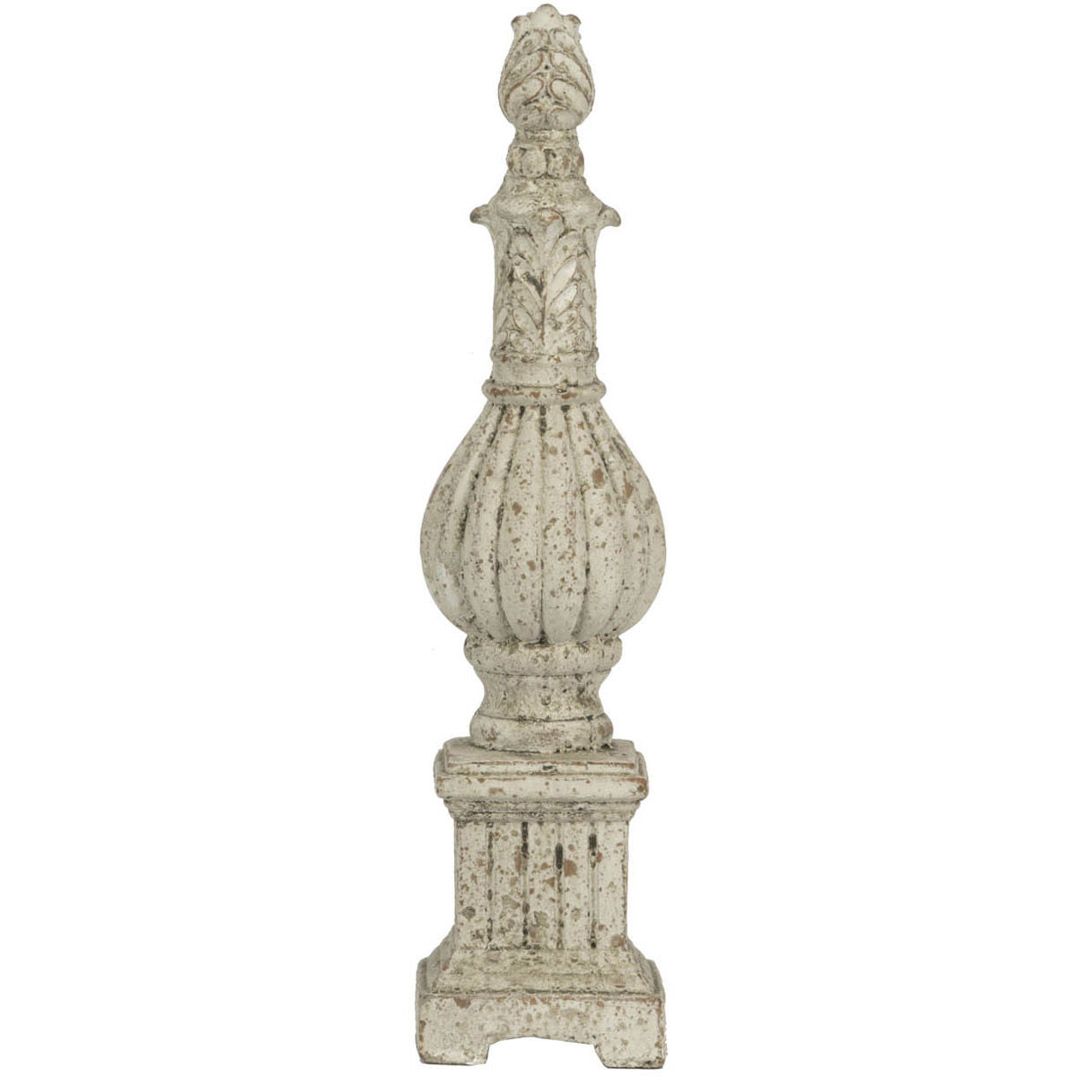 Danna Weathered White Outdoor Finial