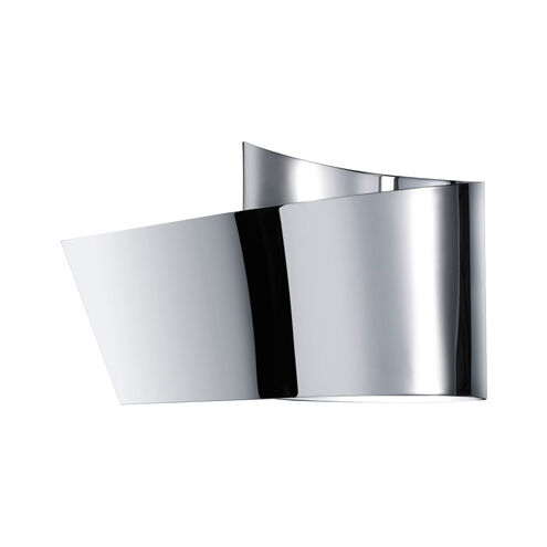 H2O 1 Light 8 inch Chrome Bath Vanity Wall Light