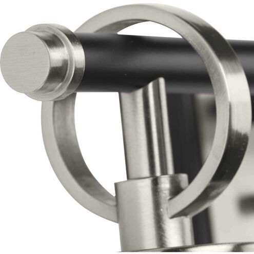 Cassell 3 Light 24.12 inch Brushed Nickel Bathroom Vanity Light Wall Light