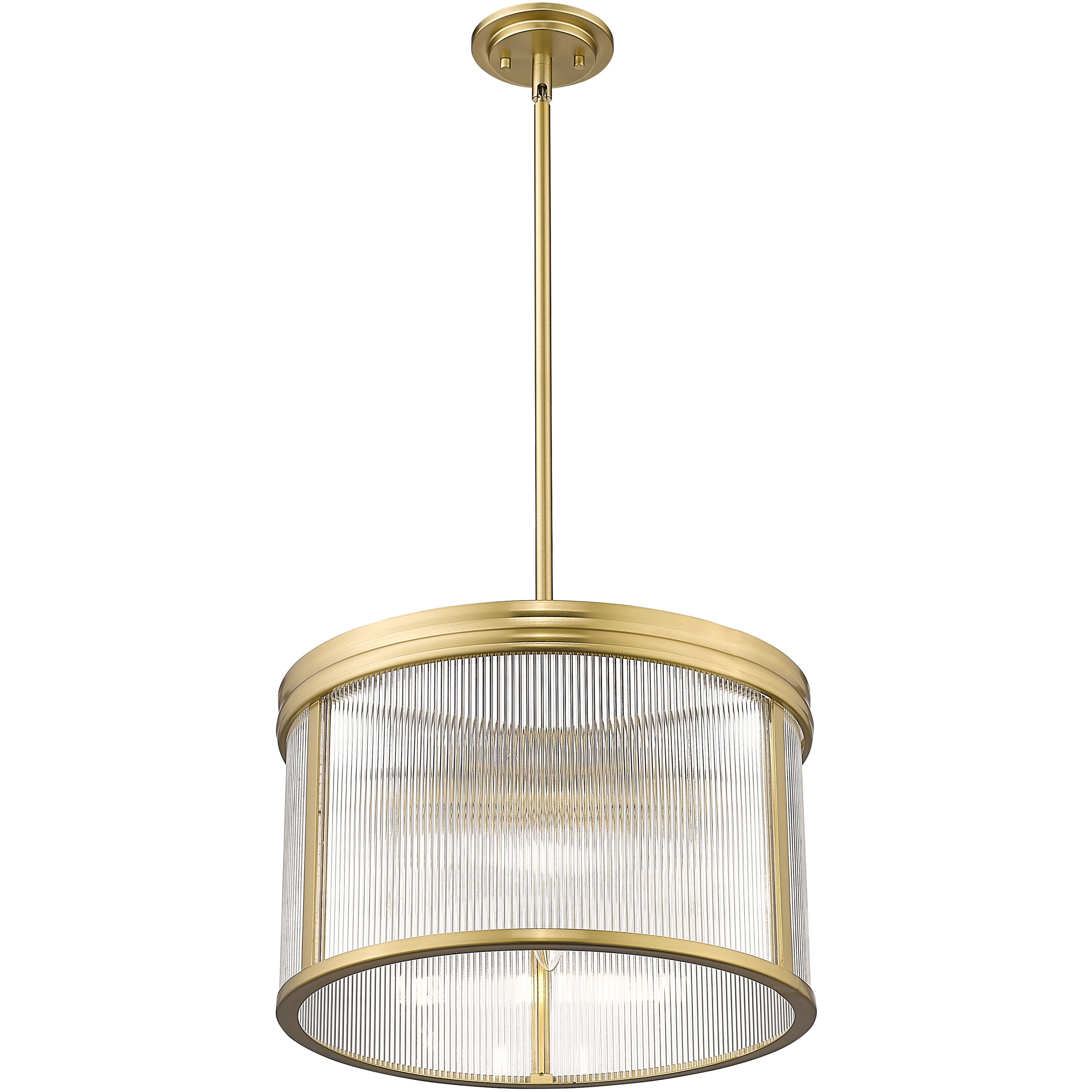 Carnaby 5 Light 18.25 inch Modern Gold Pendant Ceiling Light