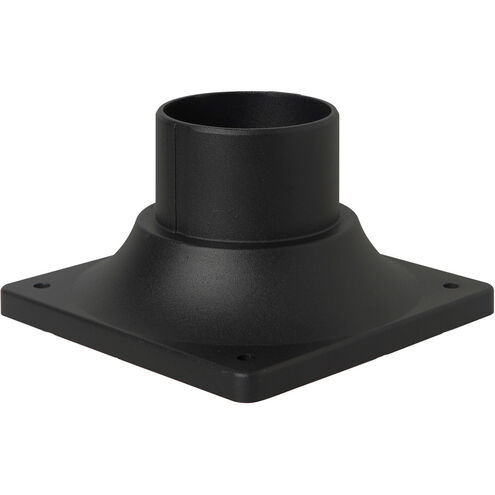 Bejamin 3 inch Textured Black Outdoor Post Head Adapter