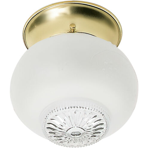 Brentwood 1 Light 5 inch Polished Brass Flush Mount Ceiling Light