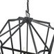 Hylena 6 Light 18.5 inch Textured Black Indoor Pendant Ceiling Light
