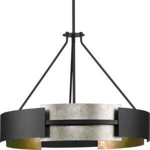 Lowery 5 Light 26 inch Matte Black Pendant Ceiling Light, Design Series