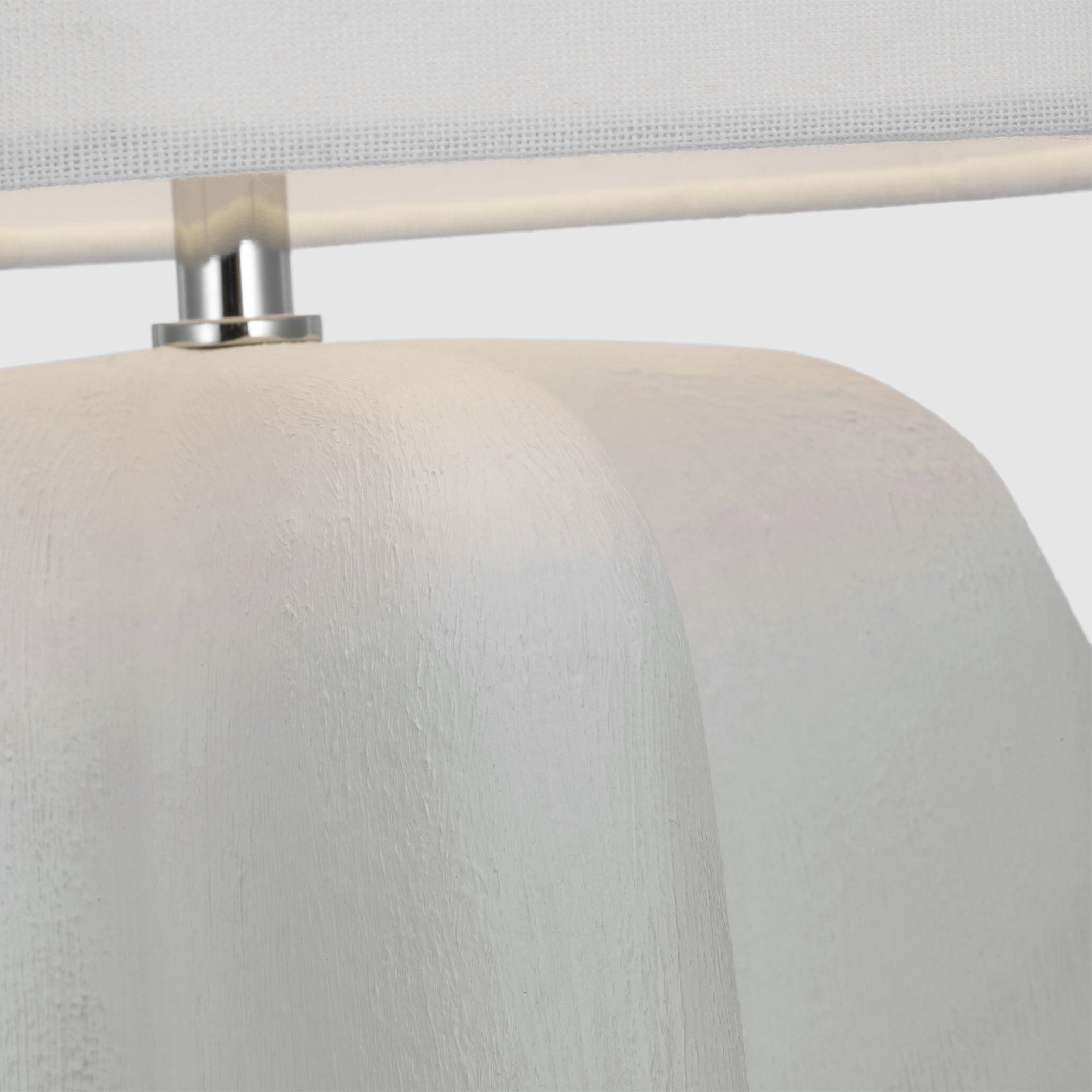 Kelly Wearstler Alessio 31 inch 8.00 watt Plaster White Table Lamp Portable Light, Large