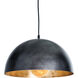 Sigmund 1 Light 15 inch Black Pendant Ceiling Light, Small