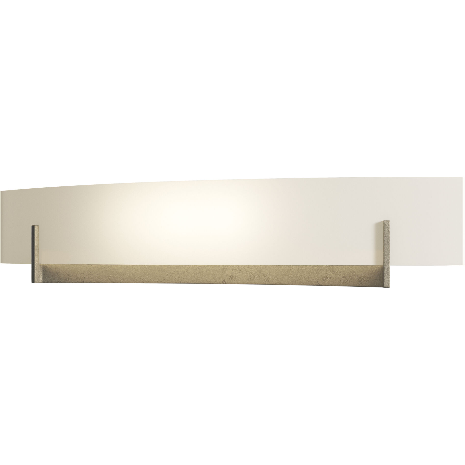 Axis 2 Light 28 inch Soft Gold Sconce Wall Light in Opal, Large