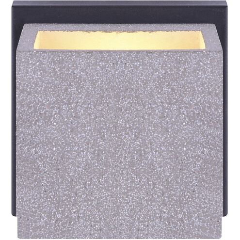 Shax LED 5 inch Black Outdoor Wall Light