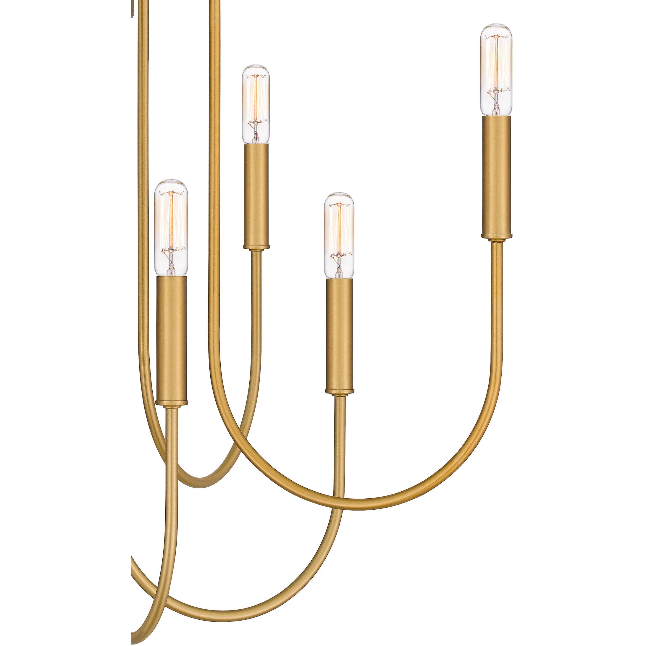 Cabry 8 Light 28 inch Brushed Weathered Brass Chandelier Ceiling Light