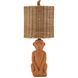 King Louie 25 inch 75 watt Terracotta Table Lamp Portable Light