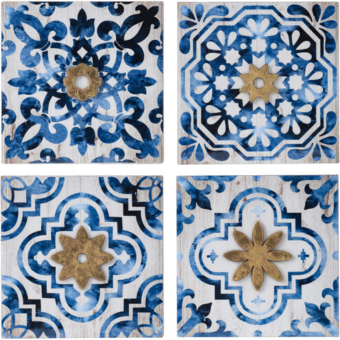 Anita White/Indigo Wall DTcor, Set of 4