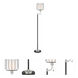 Kaleria 66 inch 60.00 watt Brushed Nickel Floor Lamp Portable Light