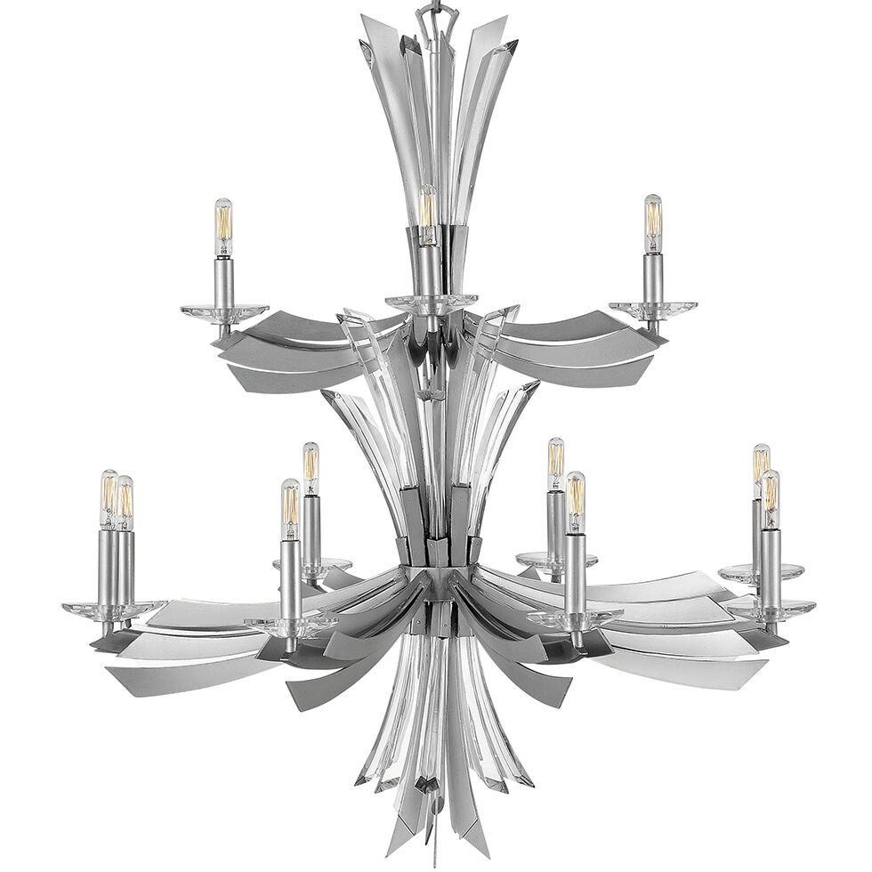 Vida LED 34 inch Glacial Chandelier Ceiling Light