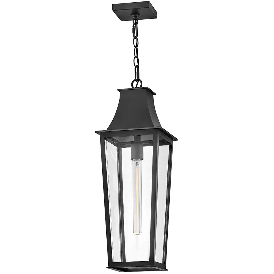 Coastal Elements Georgetown 1 Light 8.5 inch Black Outdoor Hanging Light