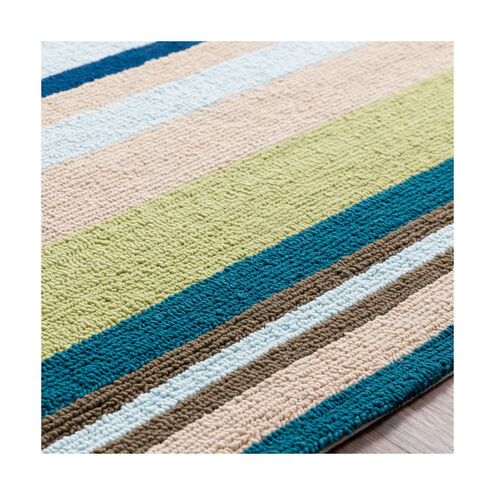 Rain 168 X 120 inch Lime/Teal/Dark Brown/Taupe/Pale Blue/Navy Outdoor Rug