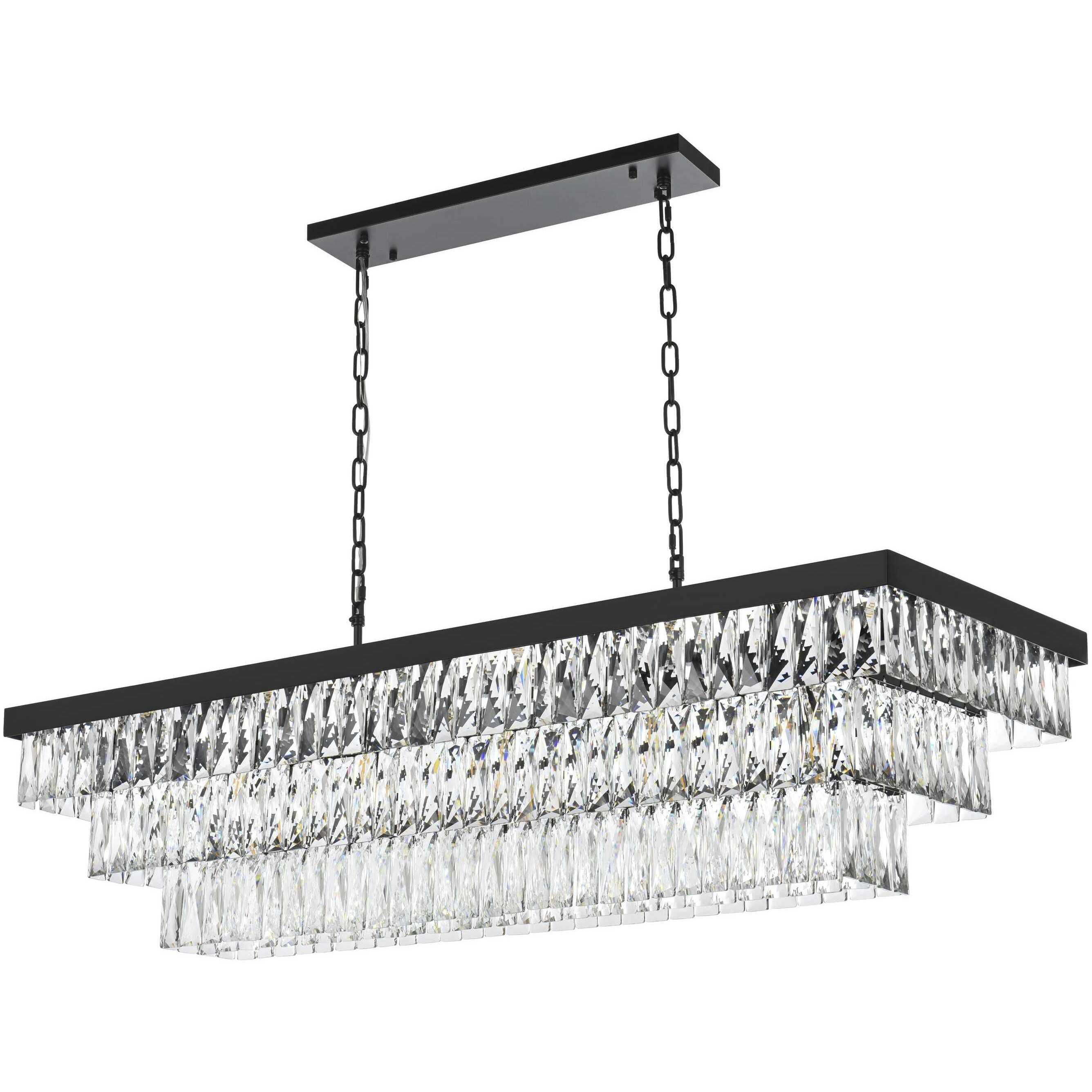 Josephine 17 Light 16 inch Black Chandelier Ceiling Light