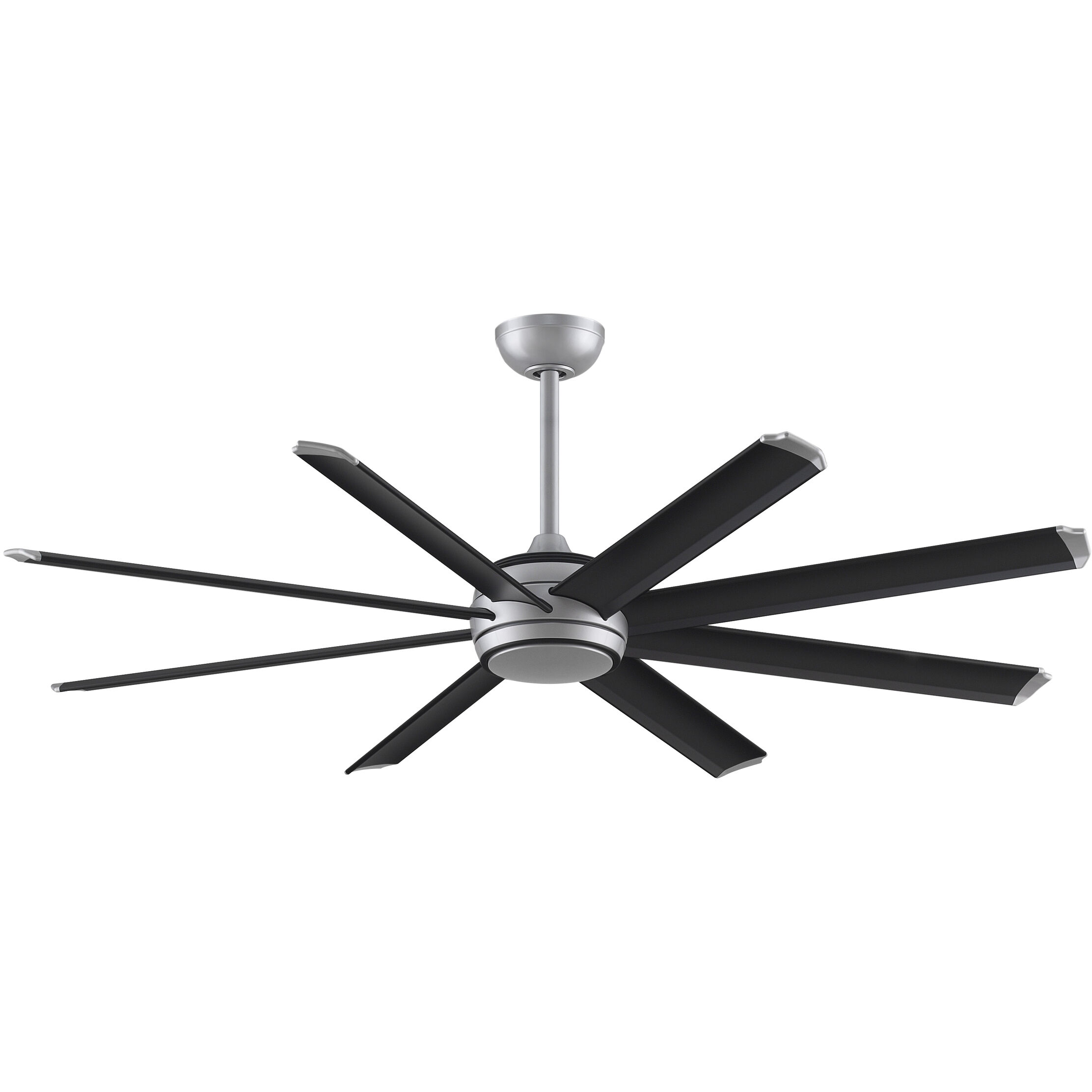 Stellar Custom 9.21 inch Silver Fan Motor Only, Blades Sold Separately