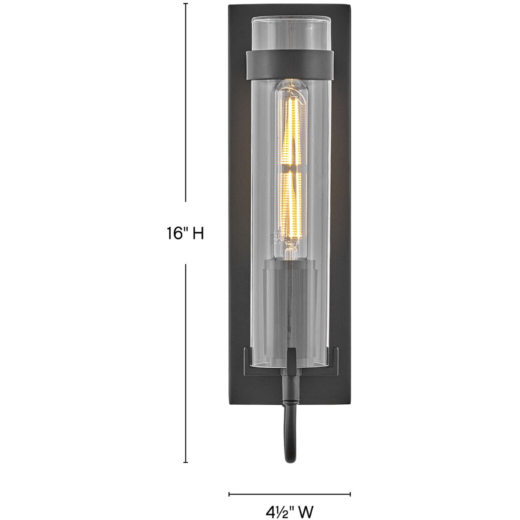 Ryden Outdoor Wall Mount in Black