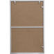 Monet 28 X 18 inch Sliver Wall Mirror in Silver