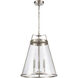 Judy 3 Light 16 inch Satin Nickel Pendant Ceiling Light