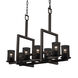 Dakota 13 inch Matte Black Chandelier Ceiling Light