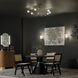 Ocala LED 24.25 inch Champagne Bronze Flush Mount Ceiling Light
