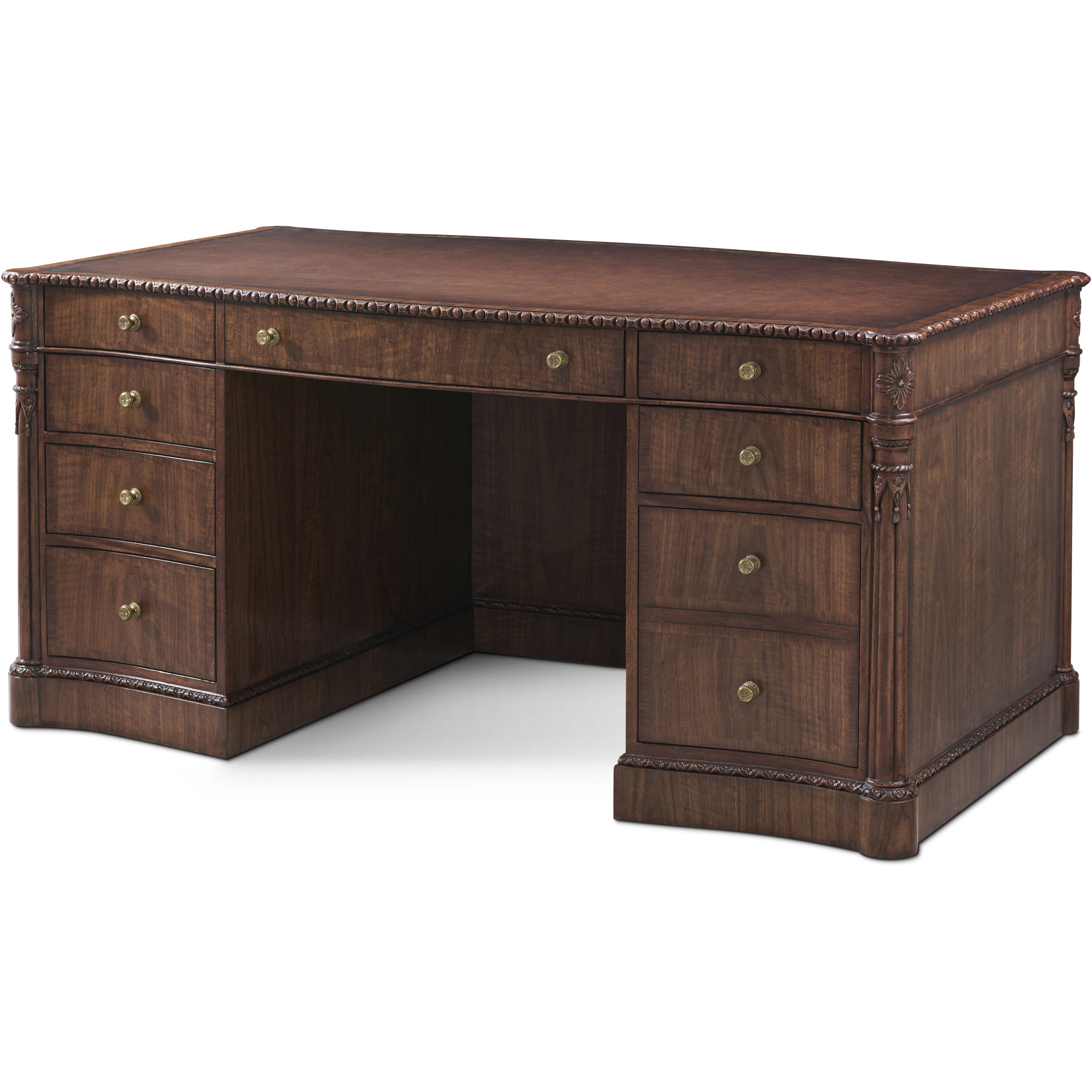 Bingham 64 X 36 inch Executive Desk, Wooden, Althorp Living History