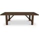 Esmond 97.99 X 42.01 inch Brown Outdoor Dining Table