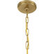 Jennings 3 Light 16.13 inch Warm Brass Pendant Ceiling Light