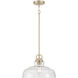 Clarien 1 Light 14 inch Modern Gold Pendant Ceiling Light